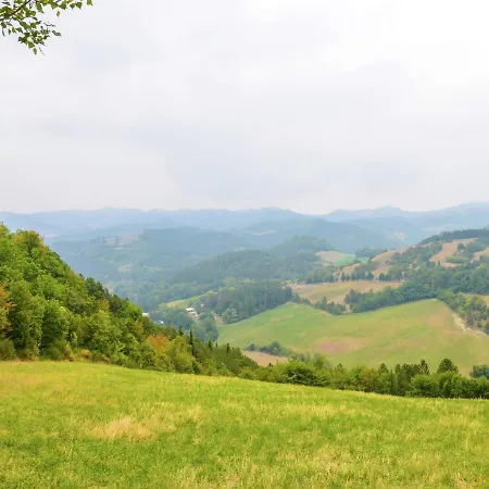 With Swimming Pool And Panoramic View Of The Apennines