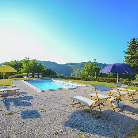 Villa With Swimming Pool And Panoramic View Of The Apennines